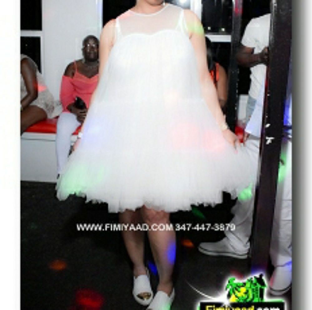 A white dress